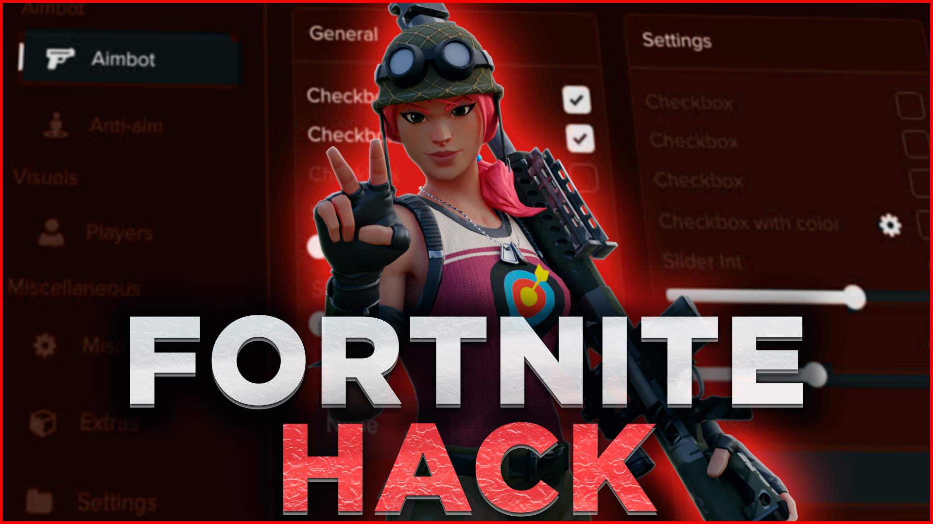 FORTNITE HACK | AIMBOT + WALLHACK | UNDETECTED 2026👻